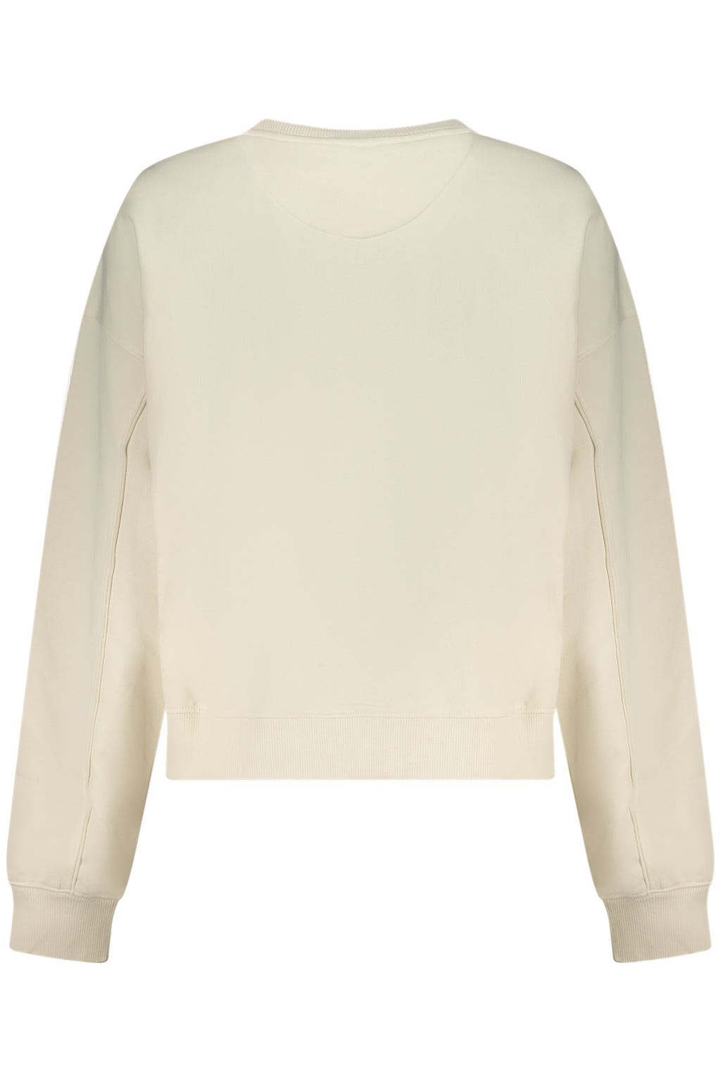 GUESS JEANS WOMEN'S WHITE ZIP-UP SWEATSHIRT