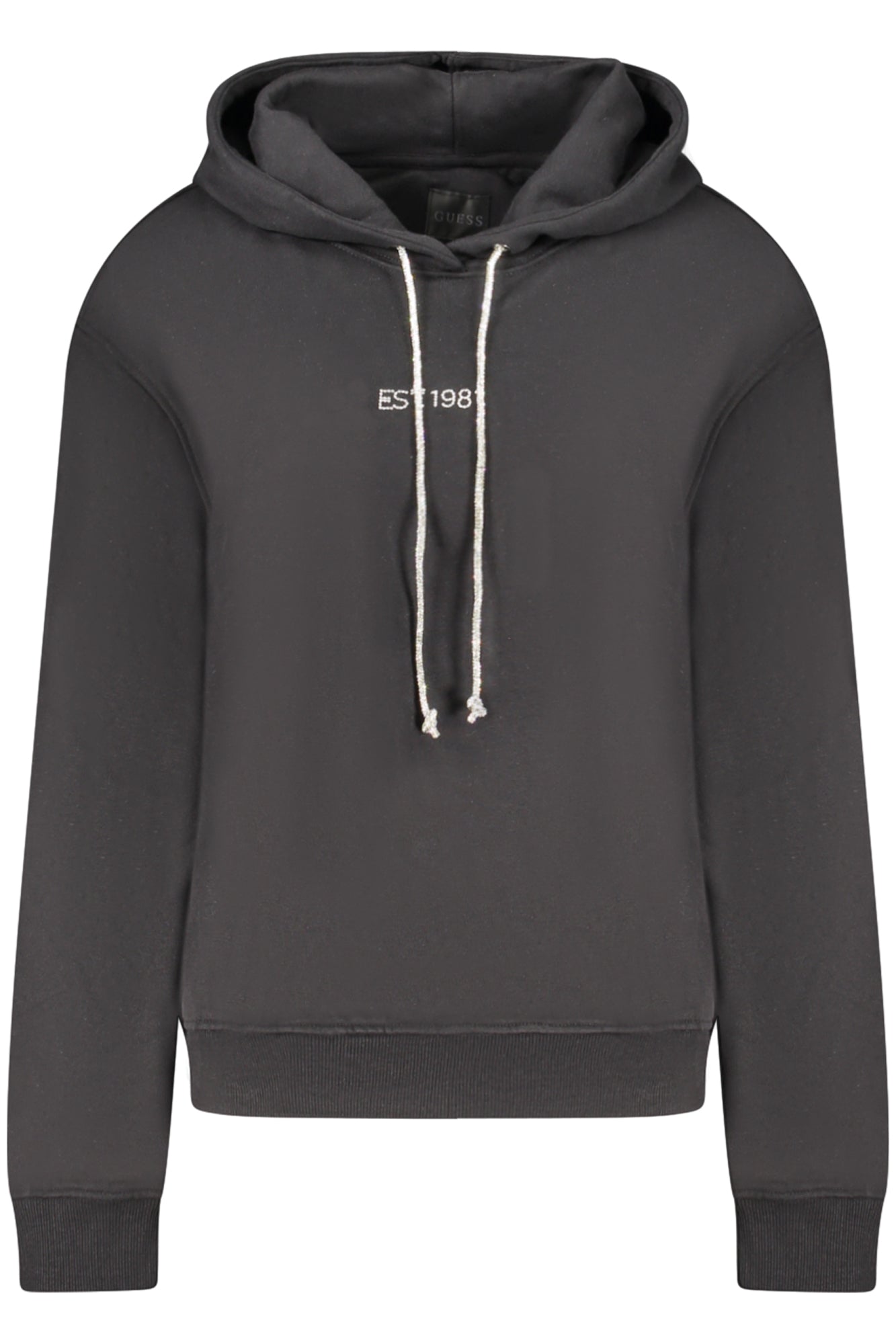 GUESS JEANS SWEATSHIRT WITHOUT ZIP WOMEN BLACK
