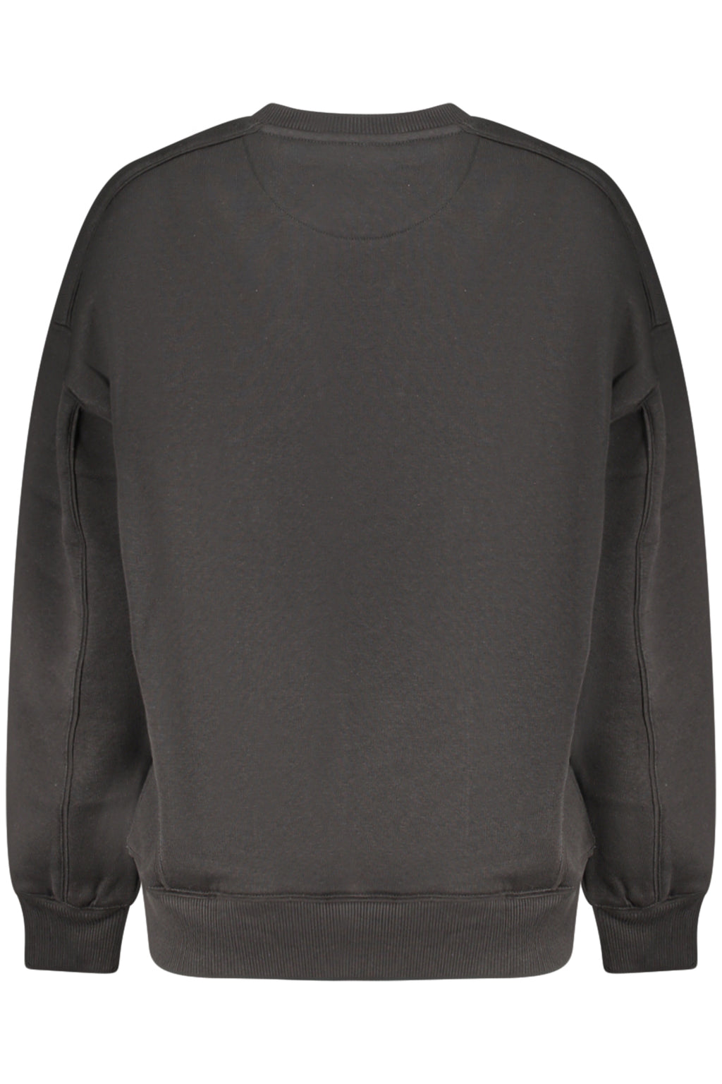 GUESS JEANS WOMEN'S BLACK ZIP-UP SWEATSHIRT