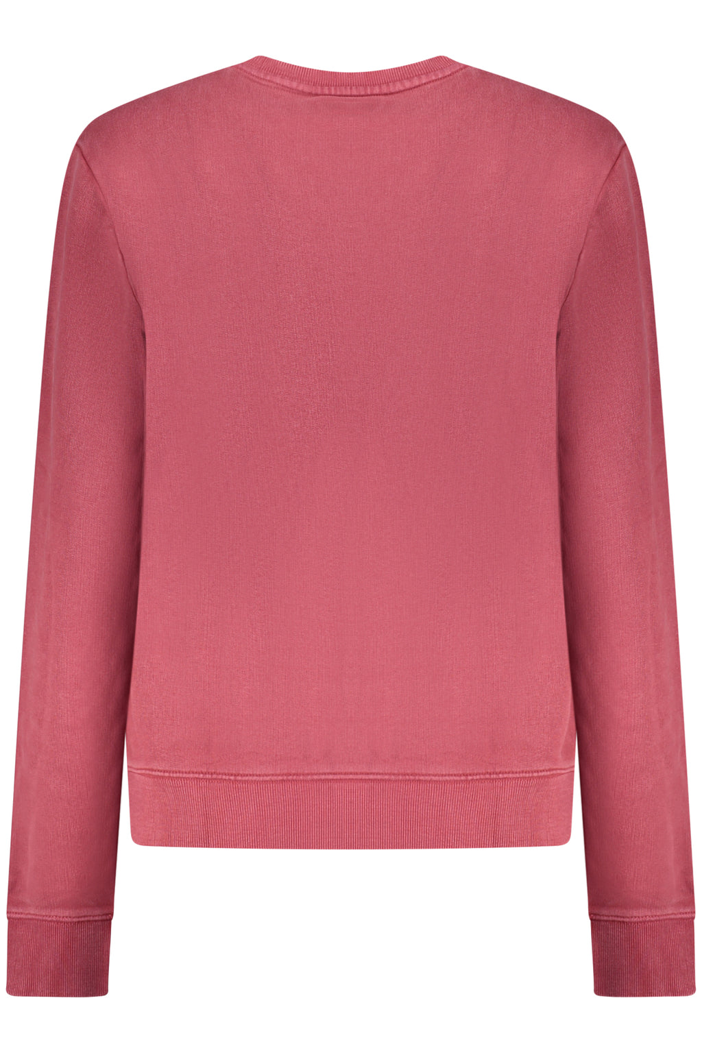 GUESS JEANS WOMEN'S RED ZIP-UP SWEATSHIRT