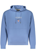 GUESS JEANS MEN'S ZIP-UP SWEATSHIRT, BLUE