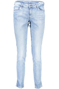 GUESS JEANS JEANS DENIM WOMAN LIGHT BLUE