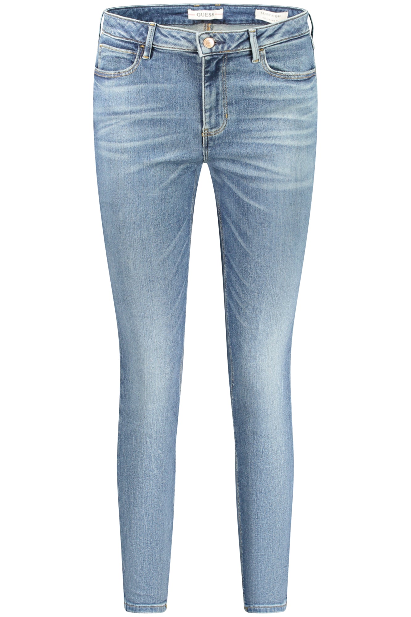 GUESS JEANS WOMEN'S DENIM JEANS BLUE