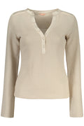 GUESS JEANS WOMEN'S BEIGE SWEATER
