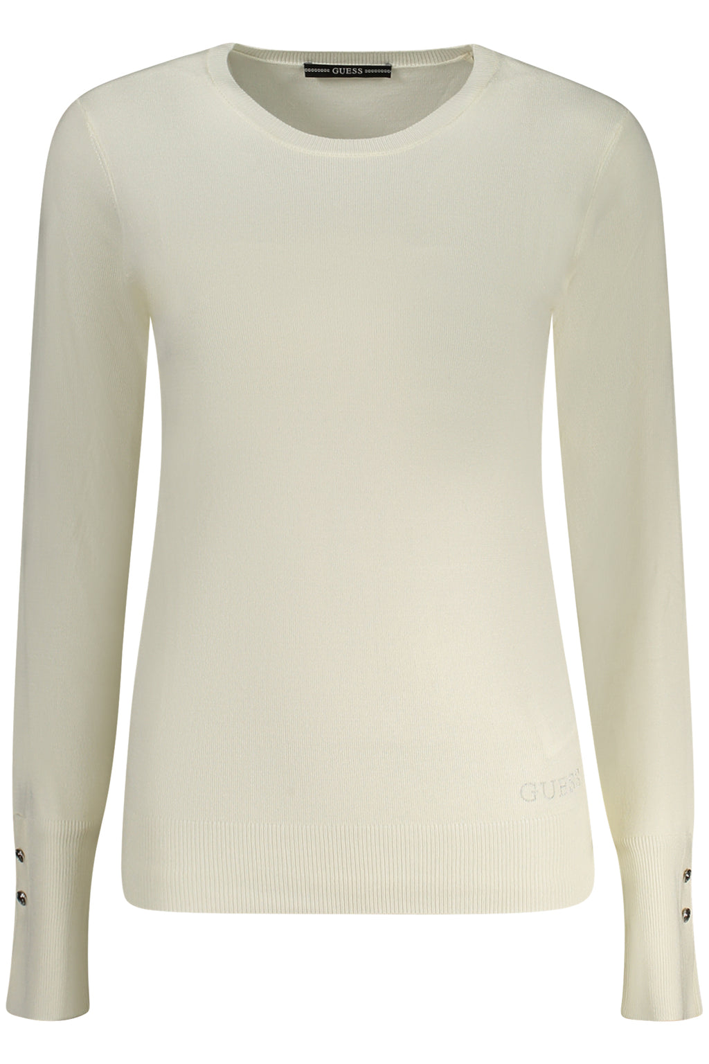 GUESS JEANS WOMEN'S WHITE SWEATER