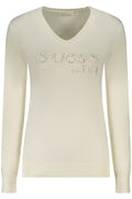 GUESS JEANS WOMEN'S WHITE SWEATER