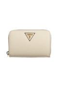GUESS JEANS WOMEN'S BEIGE WALLET