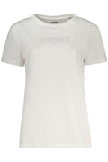 GUESS JEANS SHORT SLEEVE T-SHIRT WOMEN WHITE