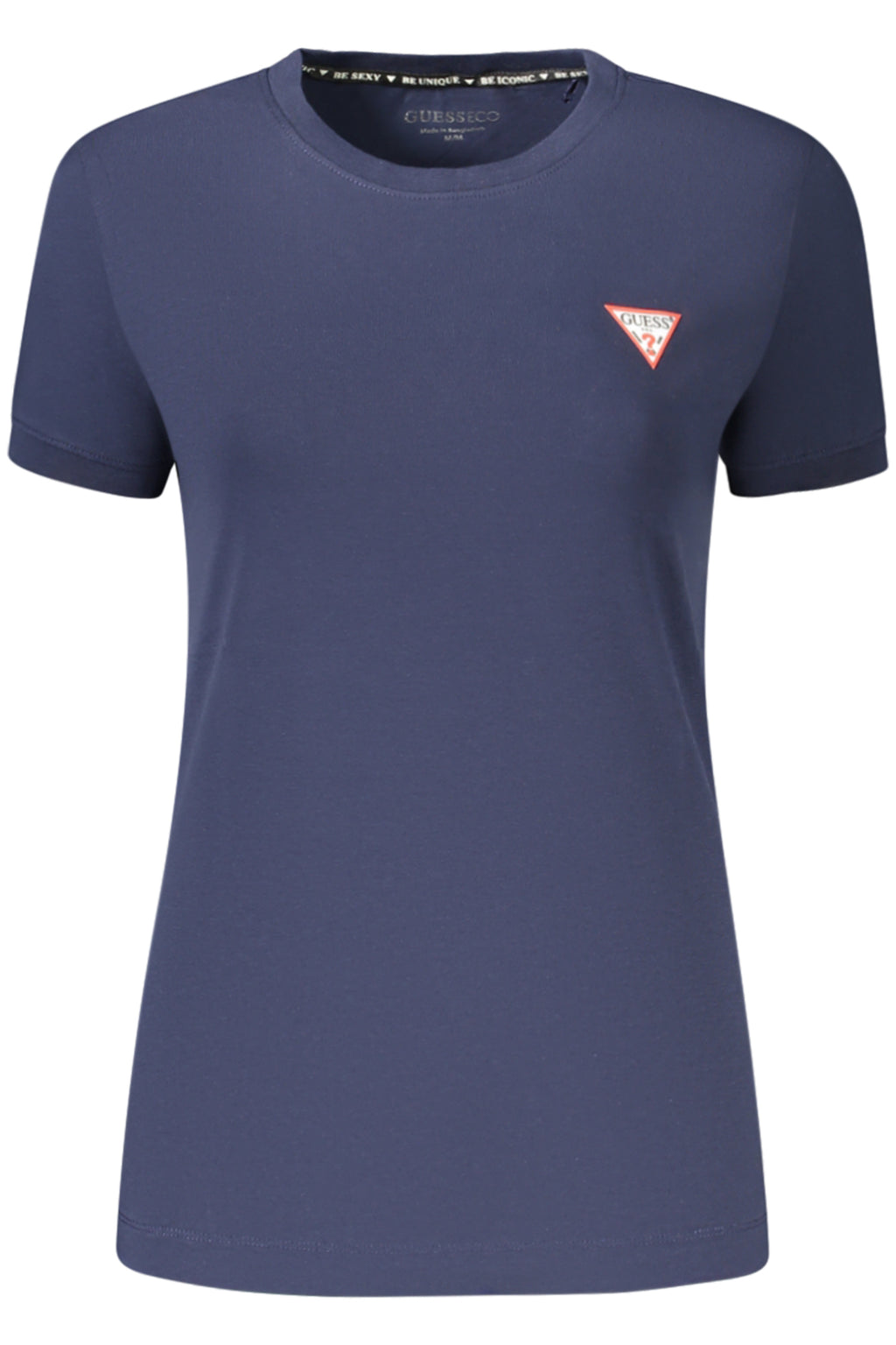 GUESS JEANS WOMEN'S SHORT SLEEVE T-SHIRT BLUE