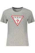 GUESS JEANS SHORT SLEEVE T-SHIRT WOMEN GREY