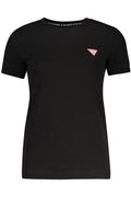 GUESS JEANS SHORT SLEEVE T-SHIRT WOMEN BLACK