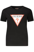 GUESS JEANS SHORT SLEEVE T-SHIRT WOMEN BLACK