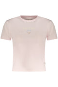 GUESS JEANS WOMEN'S SHORT SLEEVE T-SHIRT PINK