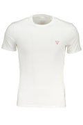 GUESS JEANS WHITE MEN'S SHORT SLEEVED T-SHIRT