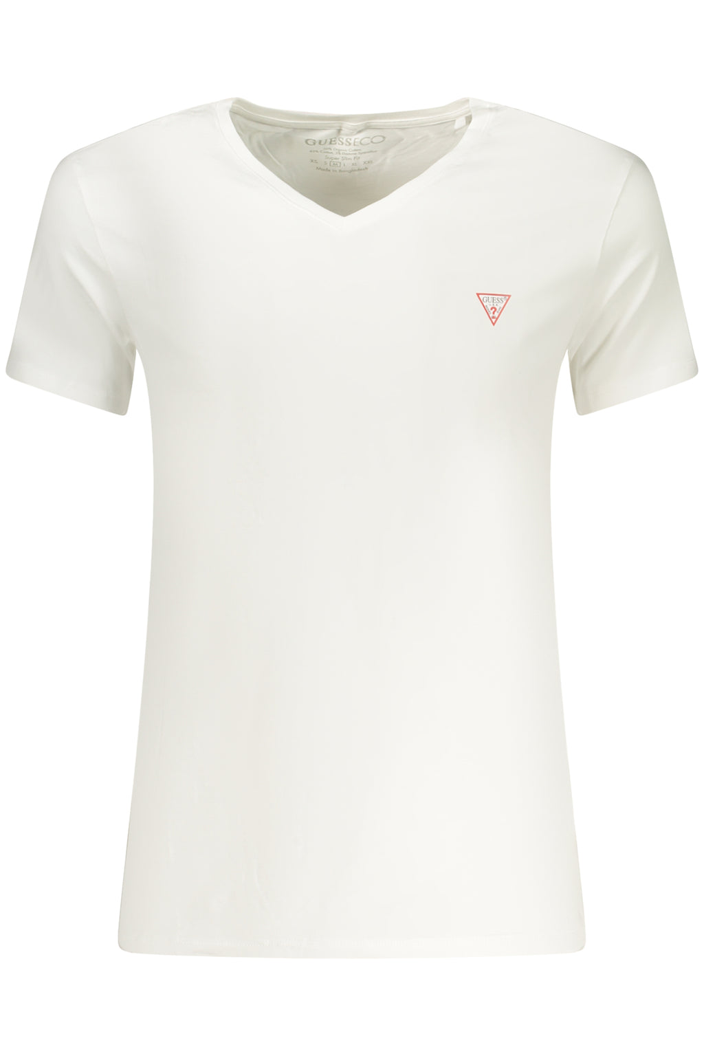 GUESS JEANS MEN'S SHORT-SLEEVED T-SHIRT WHITE