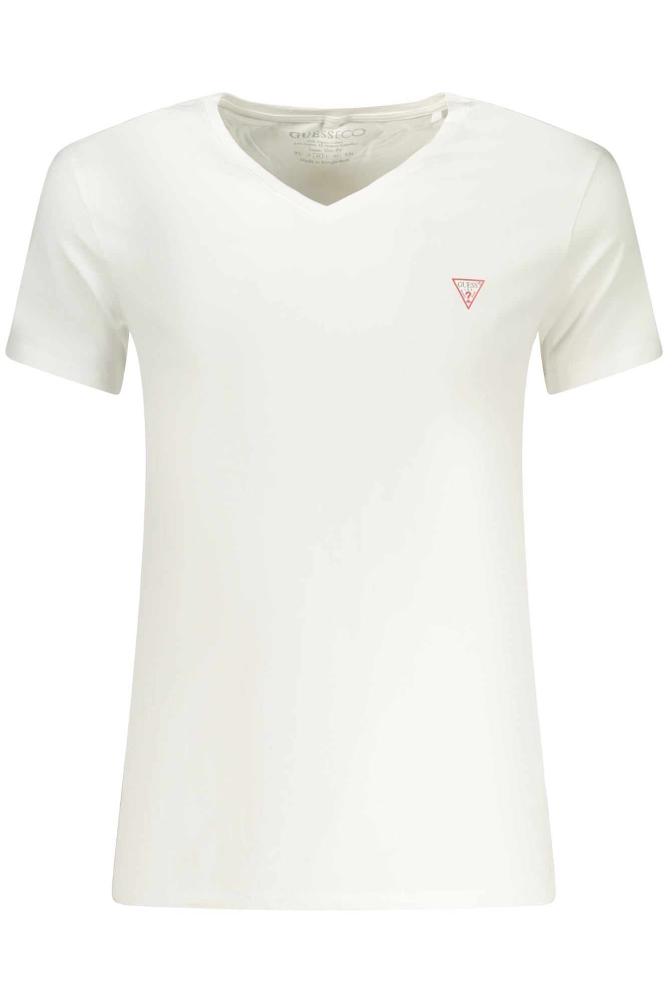 GUESS JEANS MEN'S SHORT-SLEEVED T-SHIRT WHITE