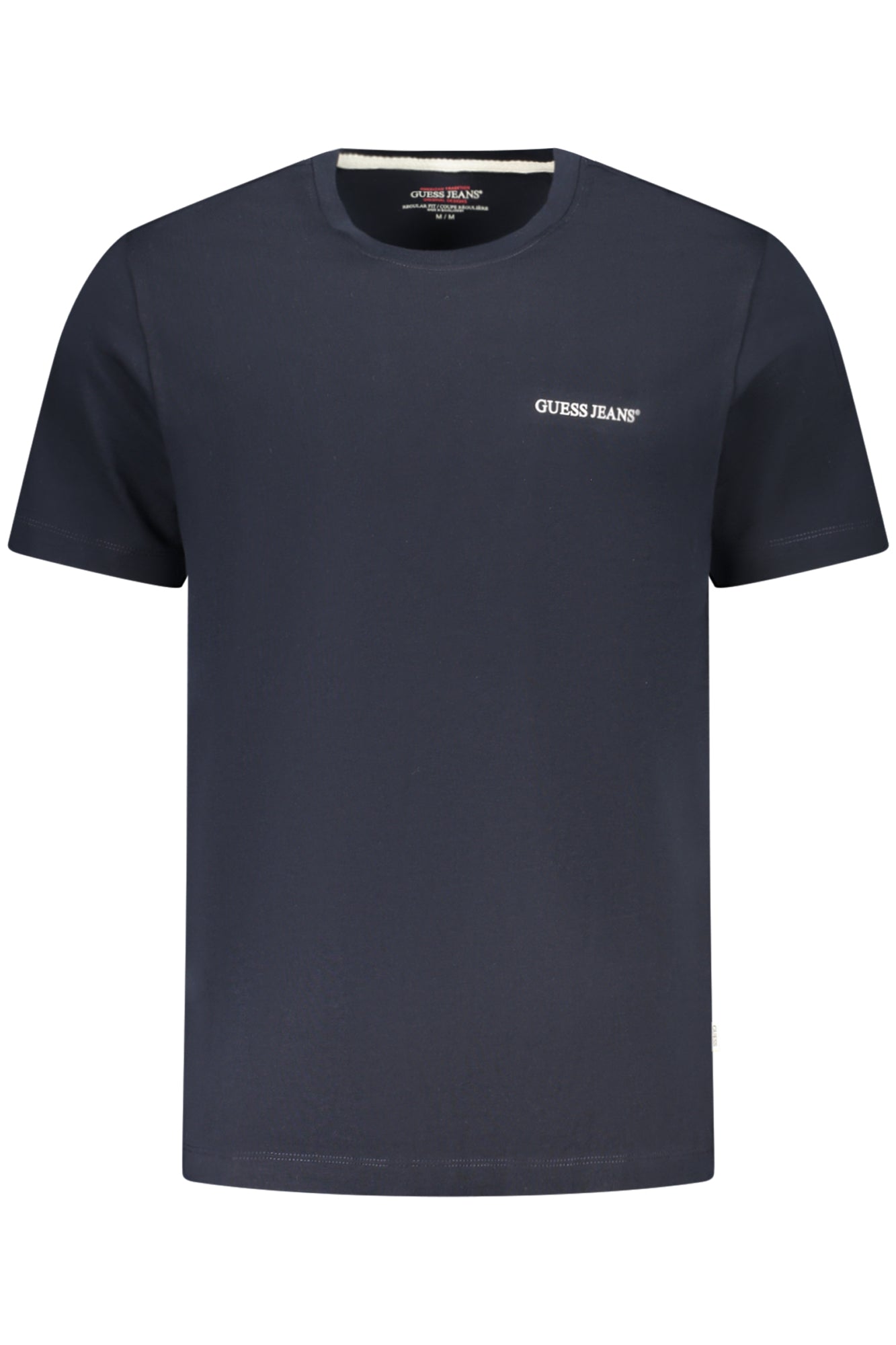 GUESS JEANS MEN'S SHORT-SLEEVED T-SHIRT BLUE