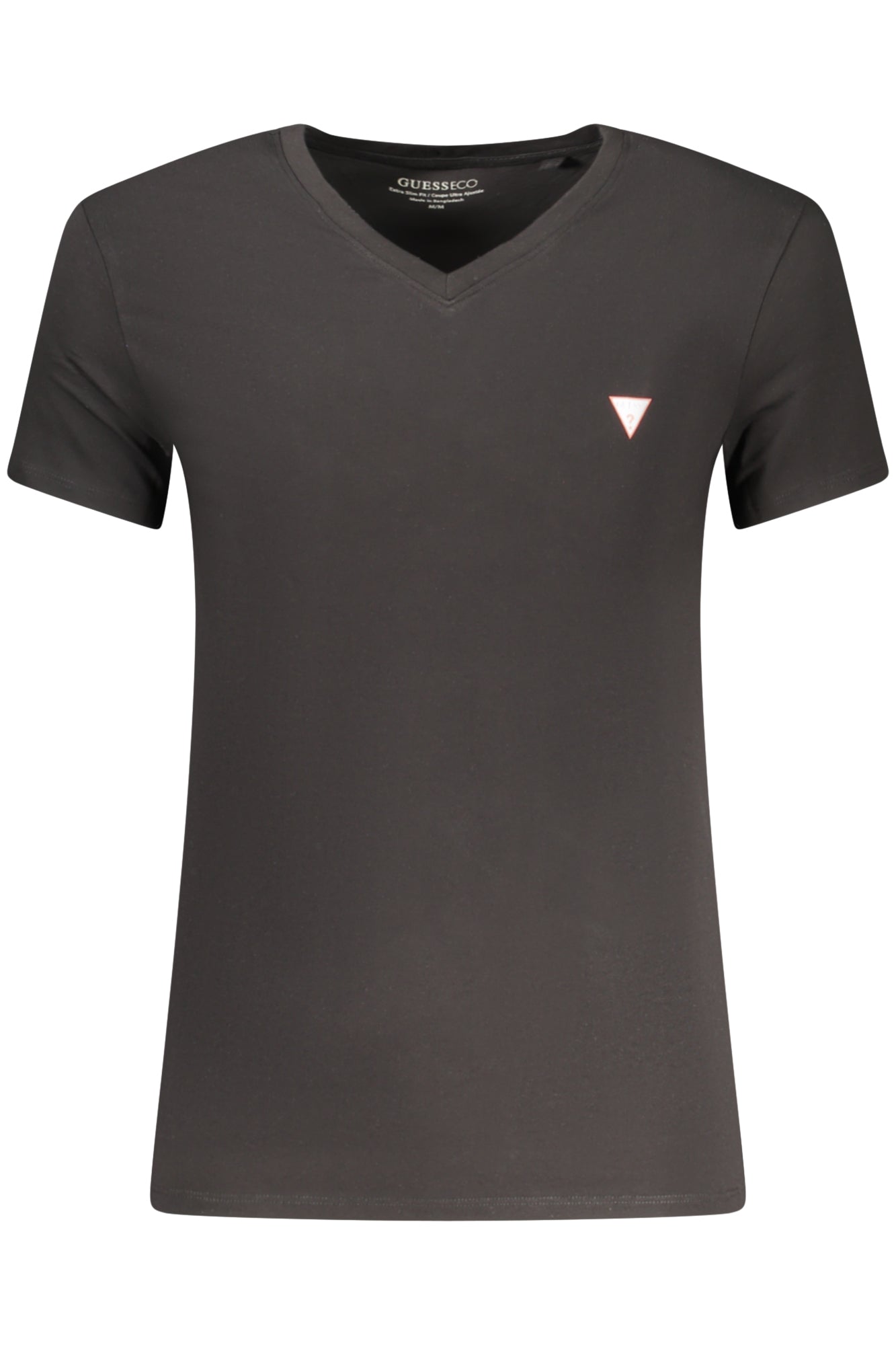 GUESS JEANS MEN'S SHORT-SLEEVED T-SHIRT BLACK