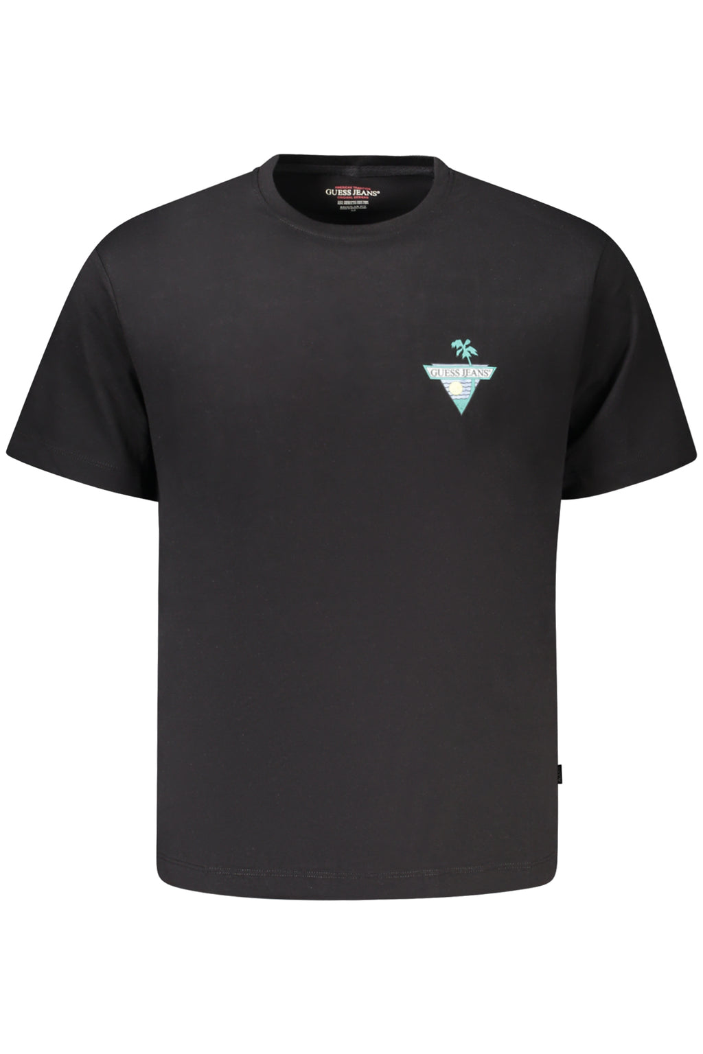 GUESS JEANS SHORT SLEEVE T-SHIRT MEN BLACK
