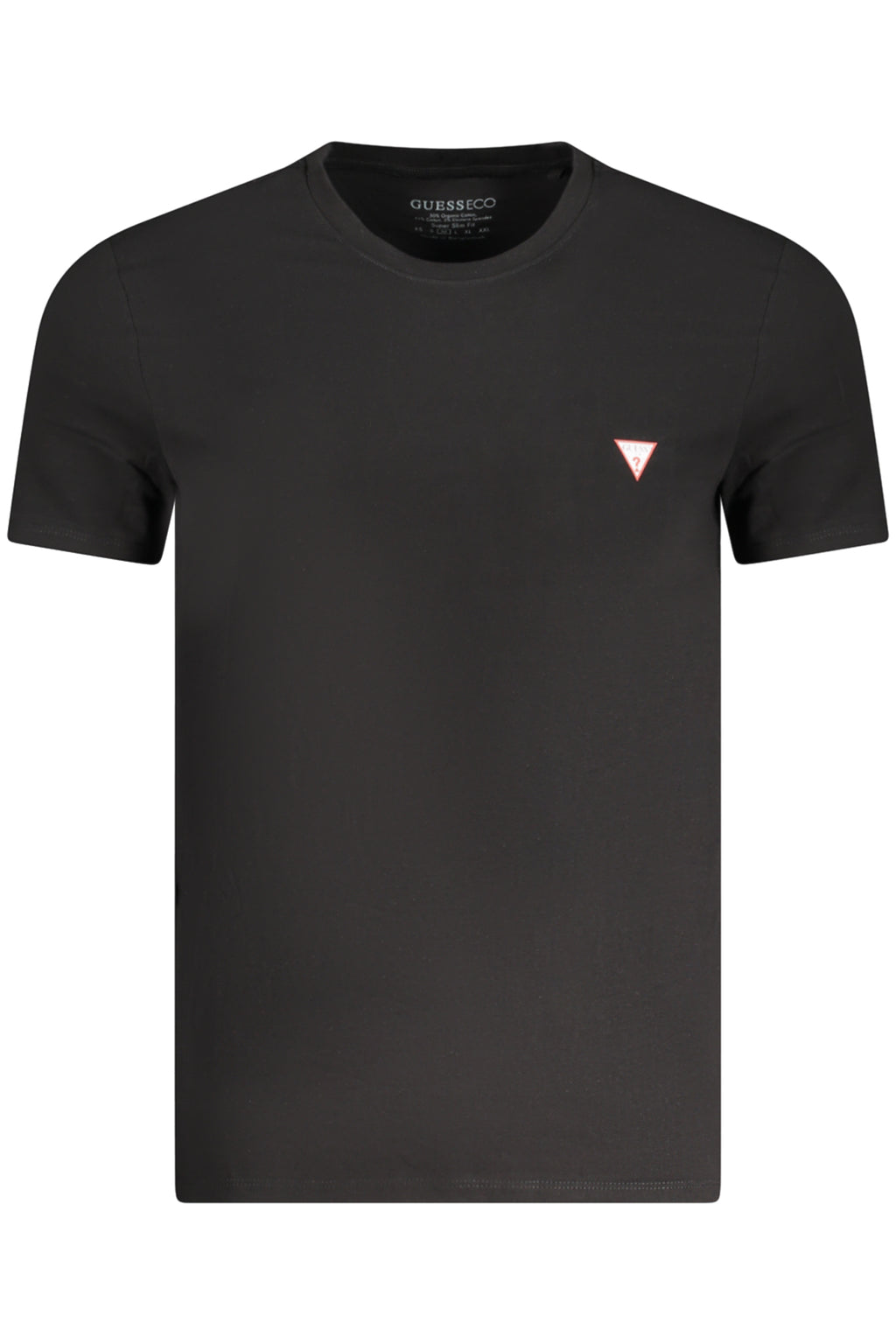 GUESS JEANS SHORT SLEEVE T-SHIRT MEN BLACK