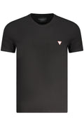 GUESS JEANS SHORT SLEEVE T-SHIRT MEN BLACK