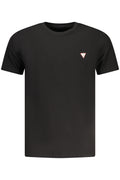 GUESS JEANS MEN'S SHORT-SLEEVED T-SHIRT BLACK