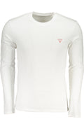 GUESS JEANS MEN'S LONG SLEEVE T-SHIRT WHITE