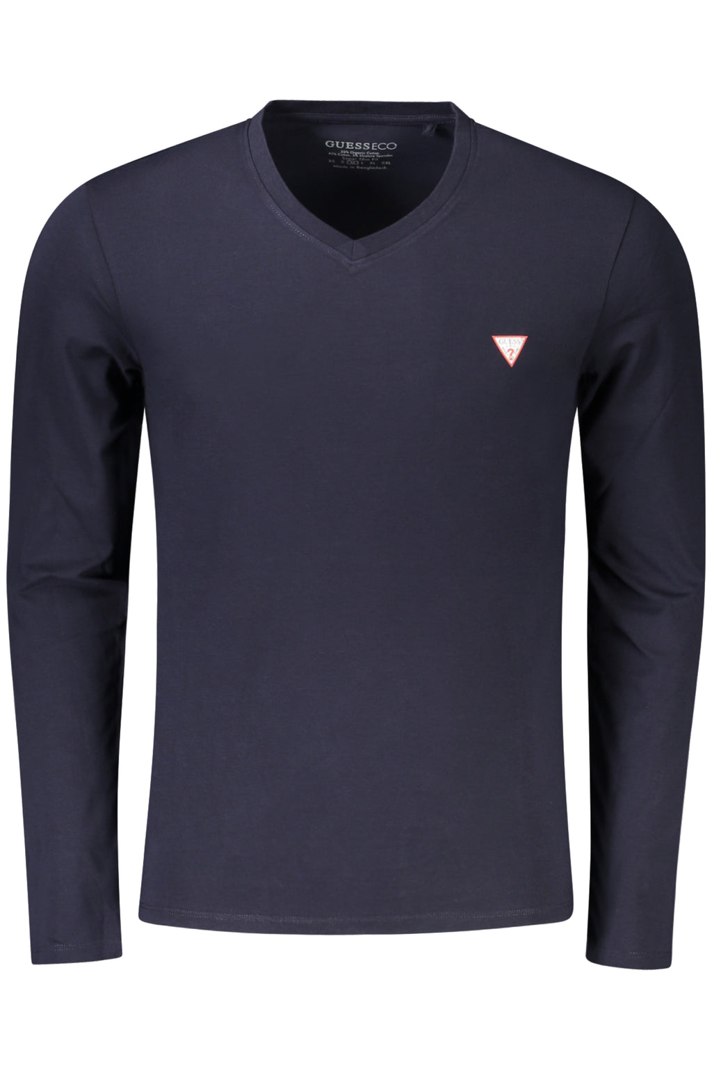 GUESS JEANS LONG SLEEVE T-SHIRT MEN BLUE