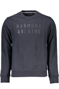 HARMONT & BLAINE MEN'S BLUE ZIPLESS SWEATSHIRT