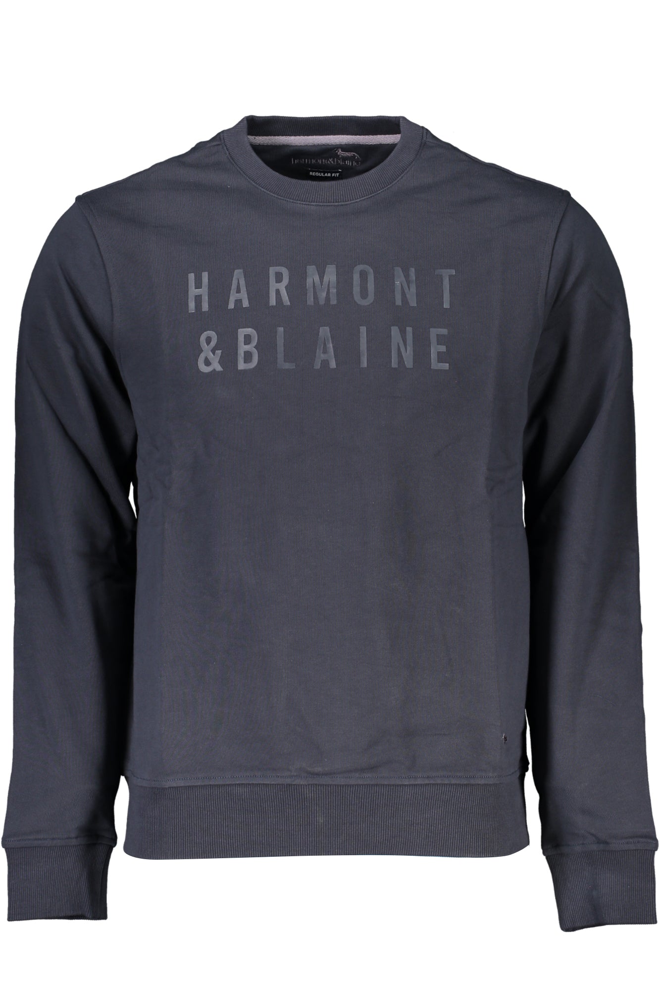 HARMONT & BLAINE MEN'S BLUE ZIPLESS SWEATSHIRT
