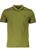 HARMONT & BLAINE GREEN MEN'S SHORT SLEEVED POLO SHIRT