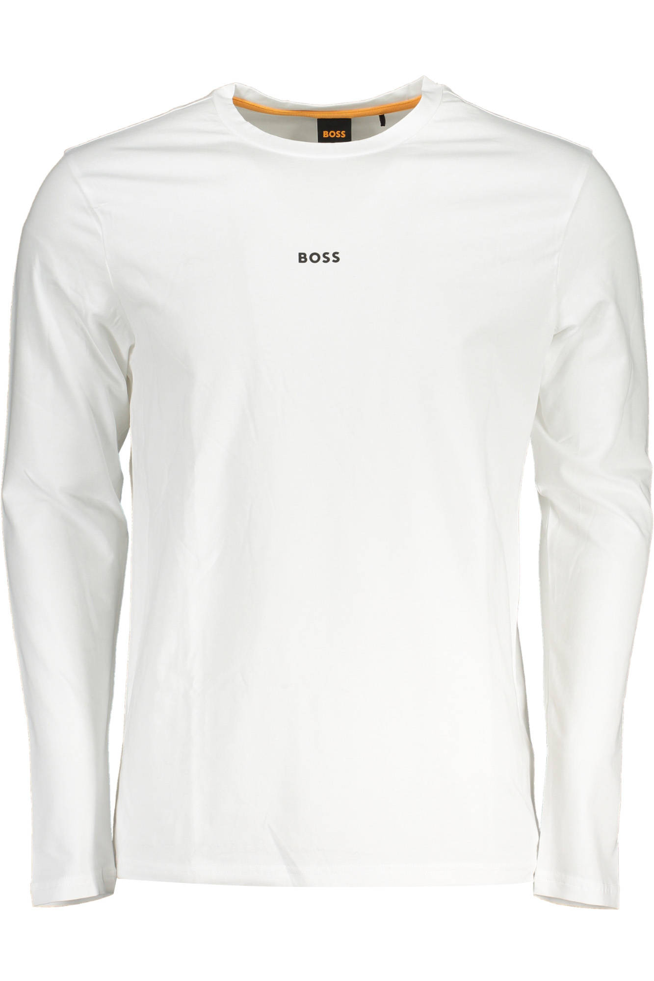 HUGO BOSS MEN'S LONG SLEEVED T-SHIRT WHITE
