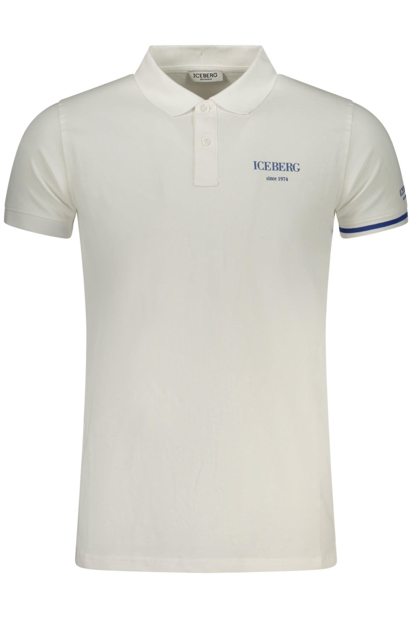 ICEBERG MEN'S SHORT-SLEEVE POLO SHIRT WHITE