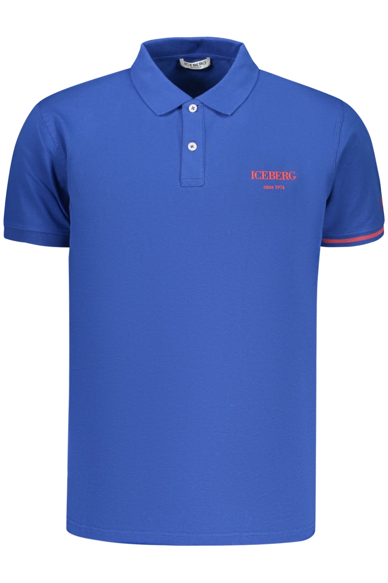 ICEBERG MEN'S SHORT-SLEEVE POLO SHIRT, BLUE
