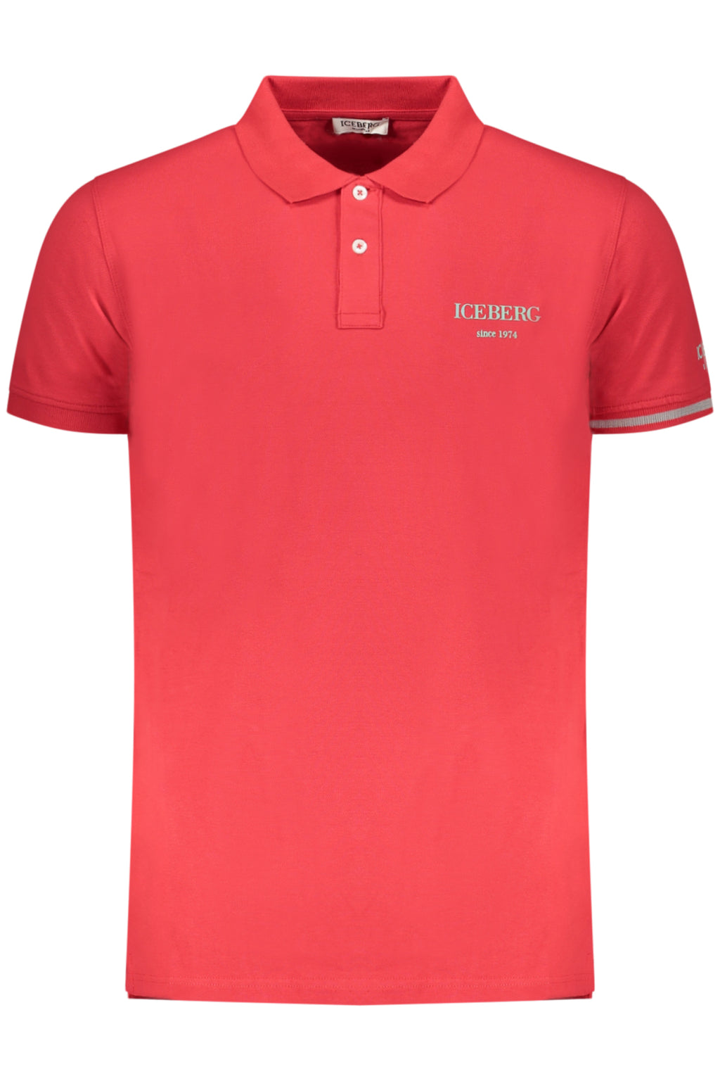 ICEBERG MEN'S SHORT-SLEEVED POLO SHIRT, RED