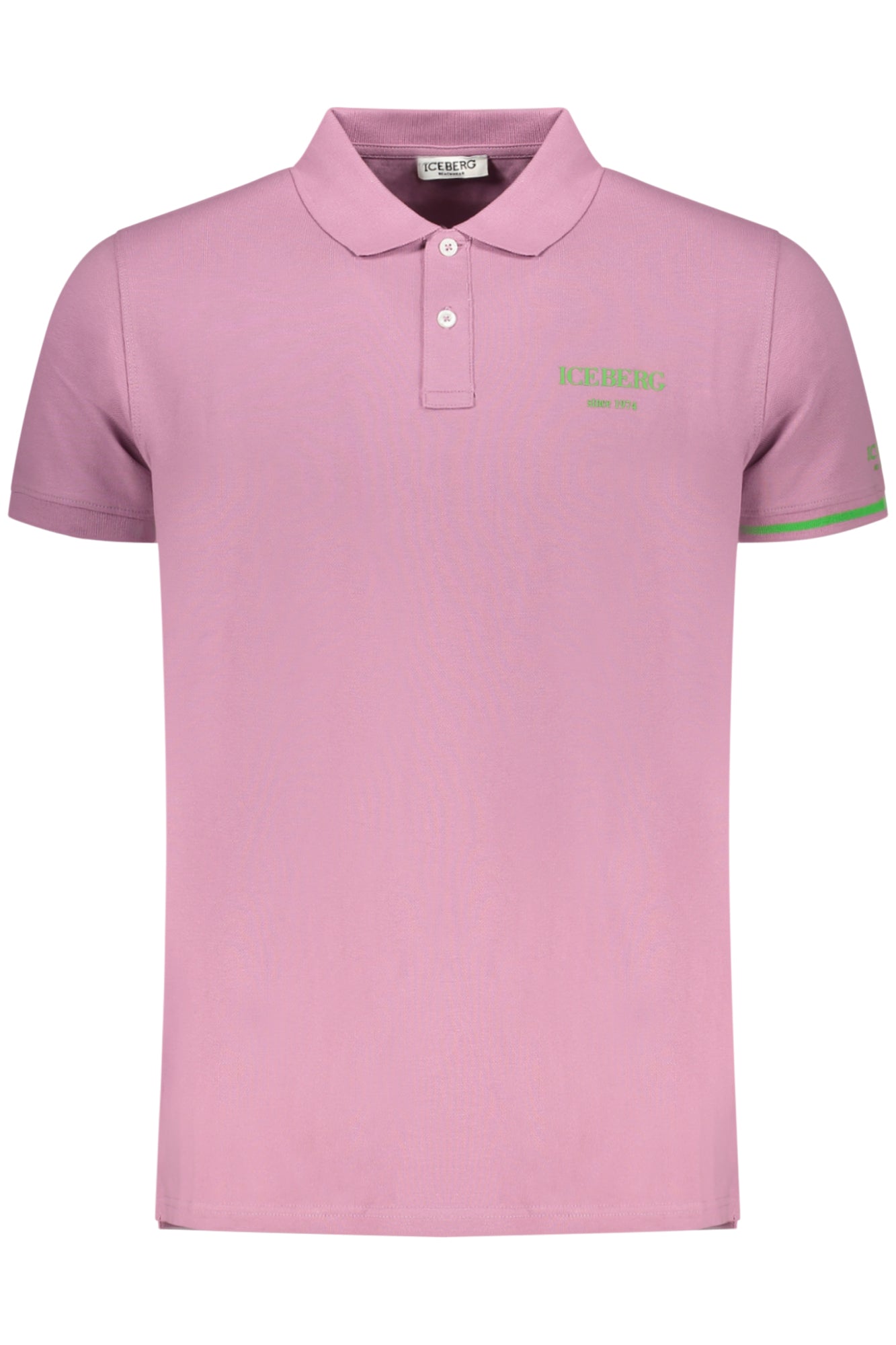 ICEBERG MEN'S SHORT-SLEEVE POLO SHIRT, PURPLE