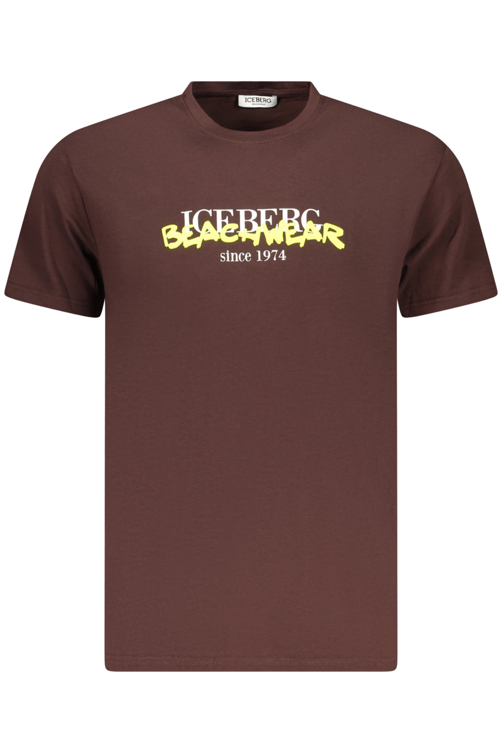 ICEBERG MEN'S SHORT-SLEEVE T-SHIRT, BROWN