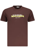 ICEBERG MEN'S SHORT-SLEEVE T-SHIRT, BROWN