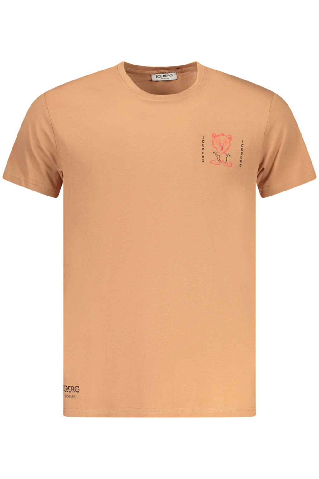 ICEBERG MEN'S SHORT-SLEEVE T-SHIRT, BROWN