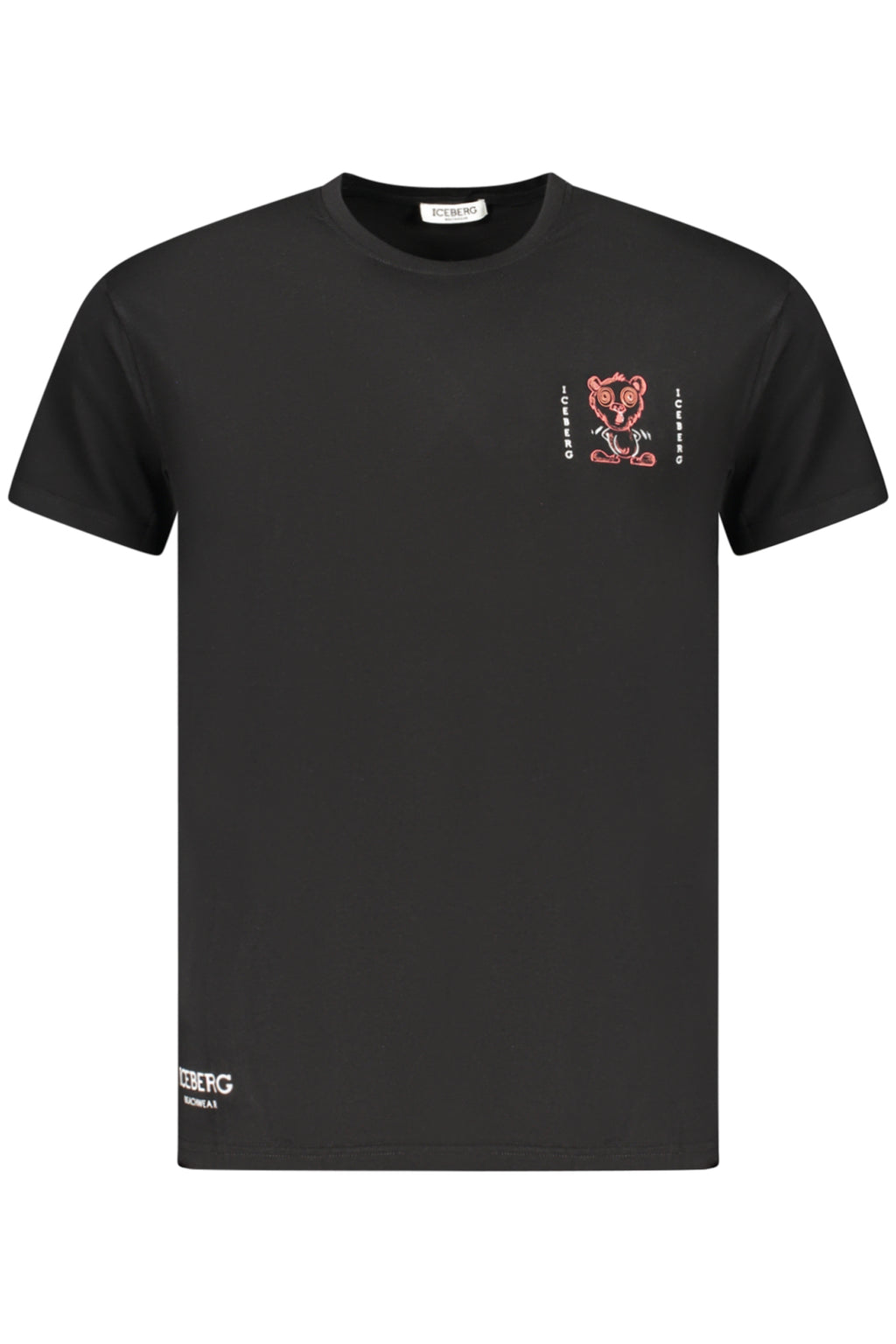 ICEBERG MEN'S SHORT-SLEEVED T-SHIRT BLACK