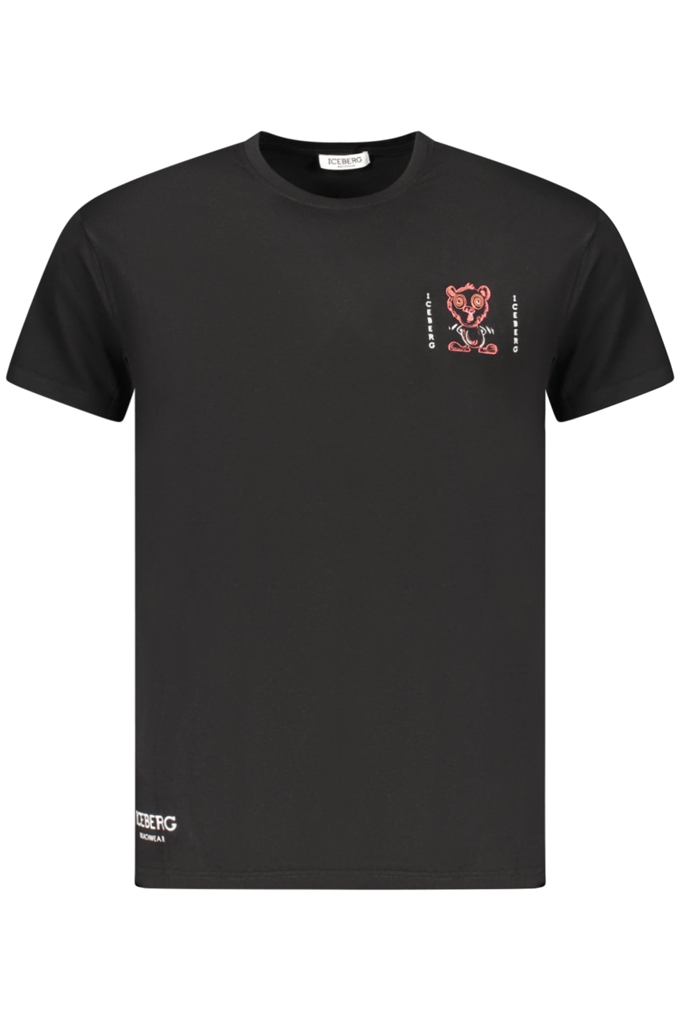 ICEBERG MEN'S SHORT-SLEEVED T-SHIRT BLACK