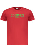 ICEBERG MEN'S SHORT-SLEEVED T-SHIRT, RED
