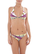 JOHN GALLIANO WOMEN'S MULTICOLOR BIKINI SWIMSUIT