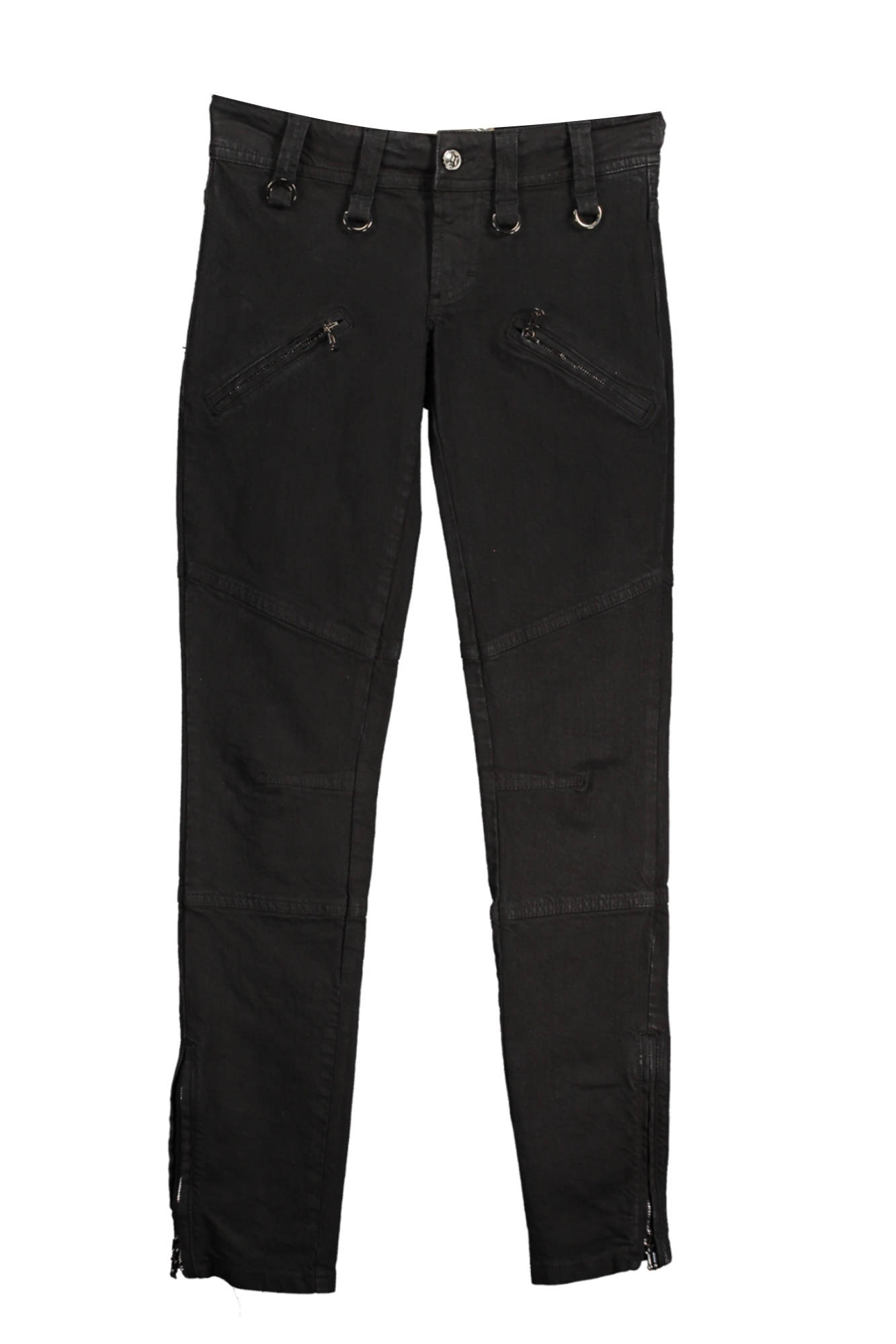 JOHN GALLIANO WOMEN'S BLACK TROUSERS