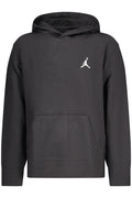JORDAN KIDS' BLACK ZIP-UP SWEATSHIRT