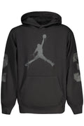 JORDAN KIDS' BLACK ZIP-UP SWEATSHIRT
