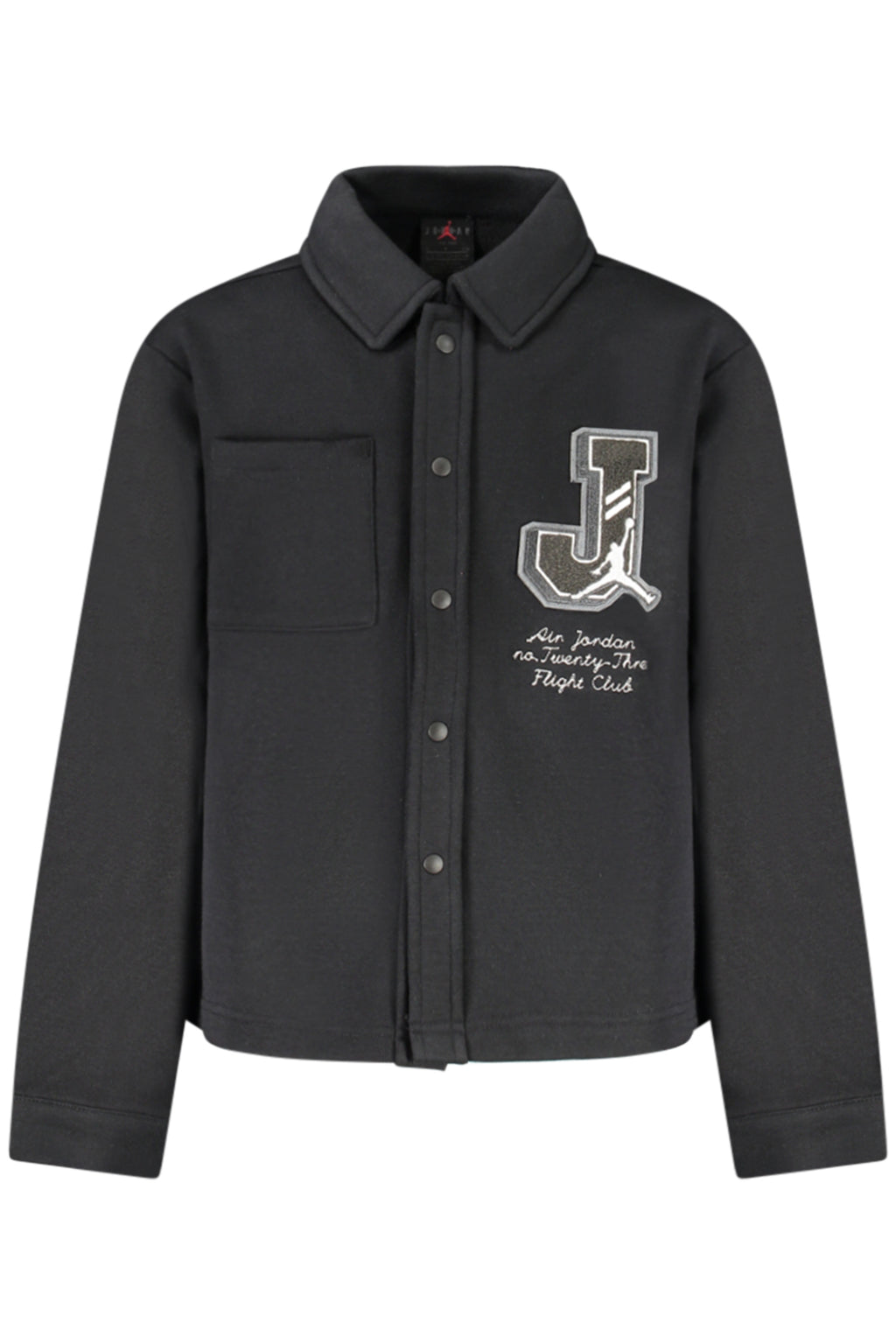 JORDAN MEN'S BLACK ZIP-UP SWEATSHIRT