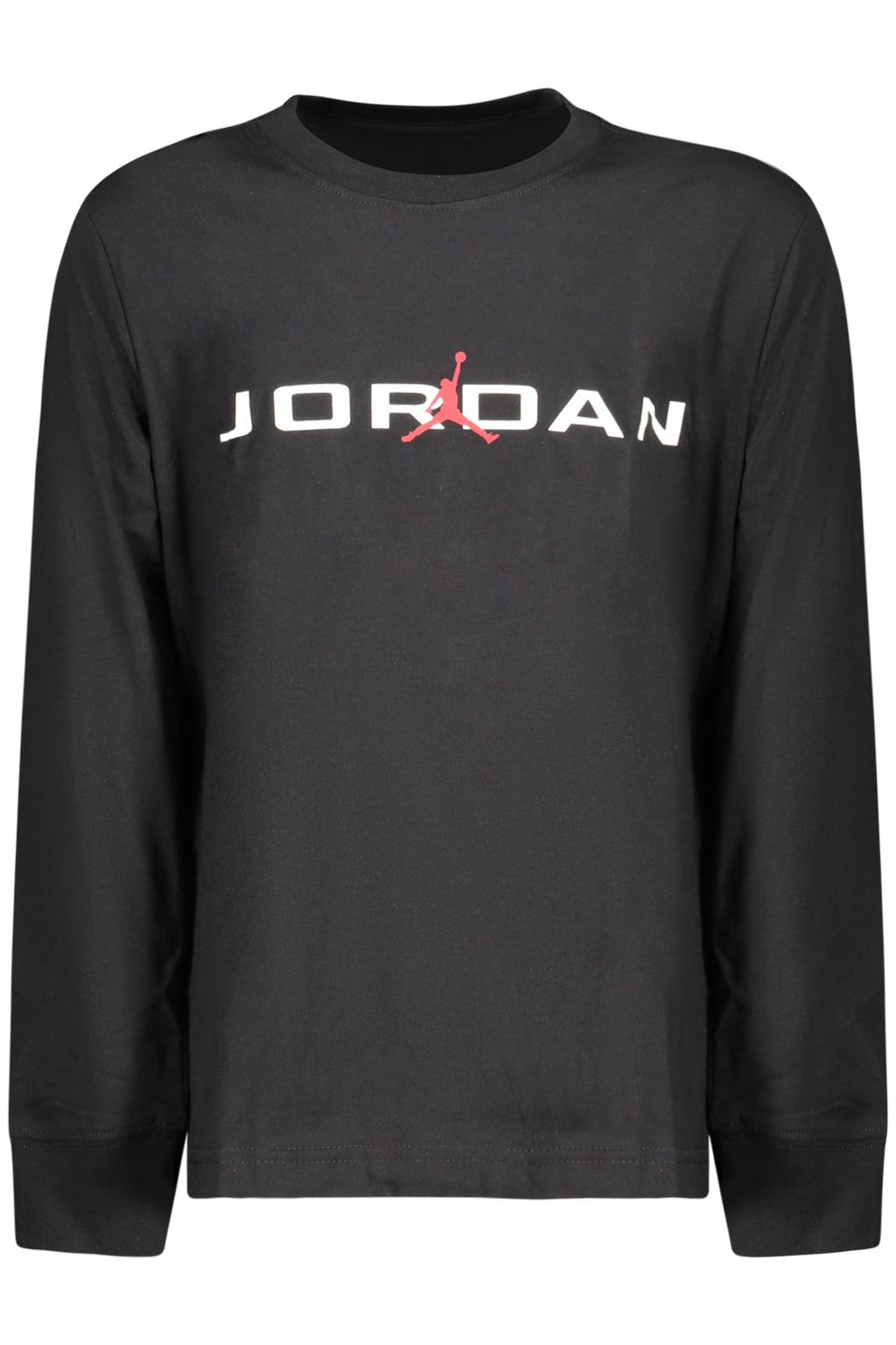 JORDAN LONG-SLEEVED T-SHIRT FOR KIDS, BLACK