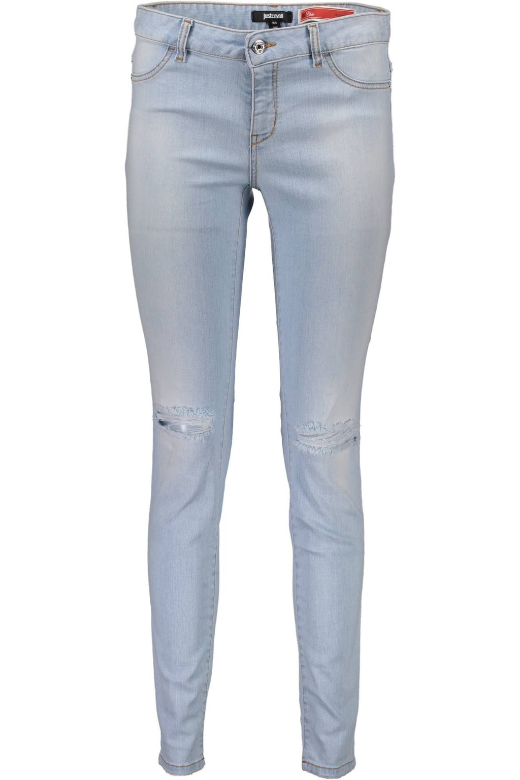 JUST CAVALLI JEANS DENIM WOMAN LIGHT BLUE