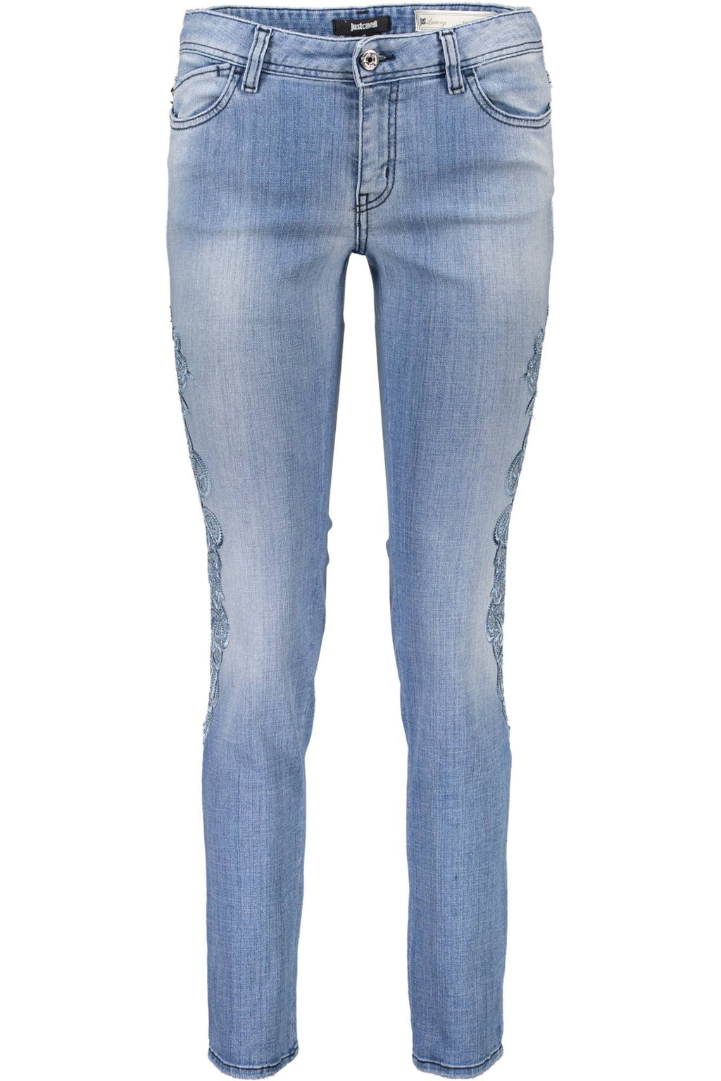 JUST CAVALLI JEANS DENIM WOMAN LIGHT BLUE